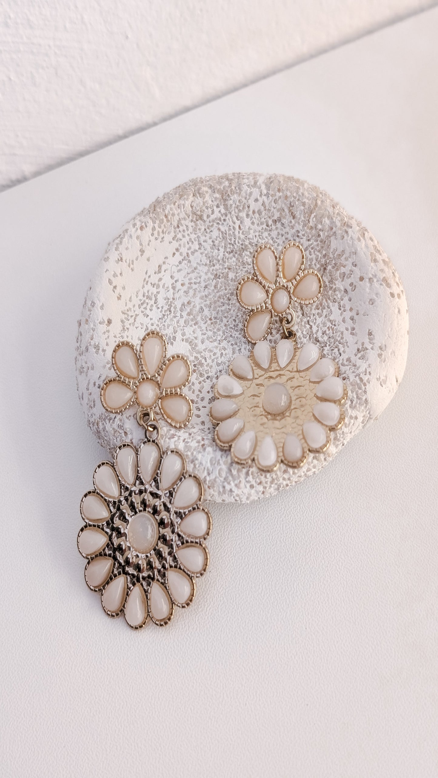 Ohrringe Blütenoptik