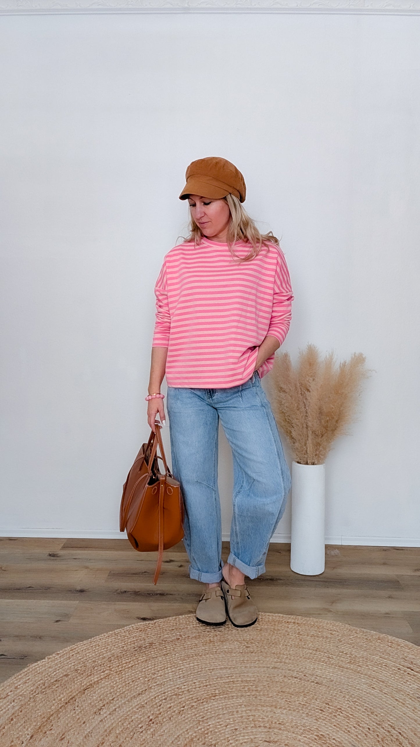 Pullover pink rosa gestreift