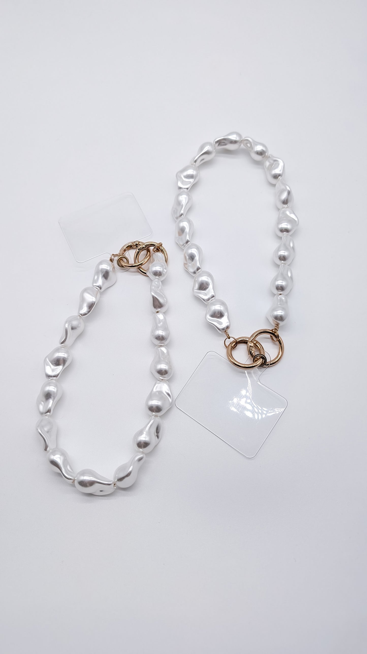 Kurze Handykette Perlmutt