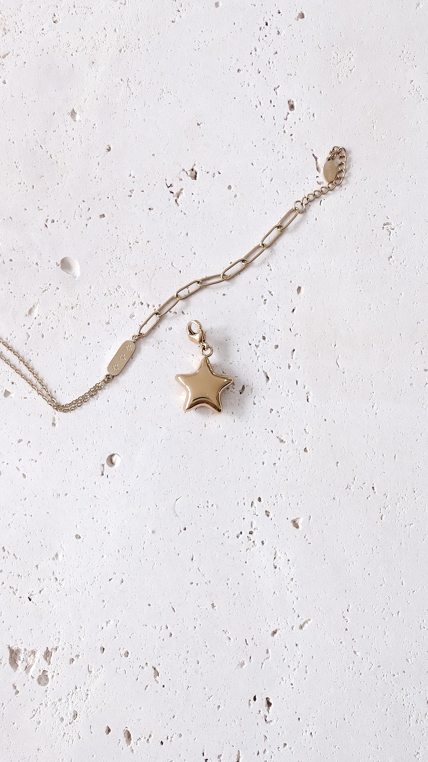 Charm Armband halb/halb