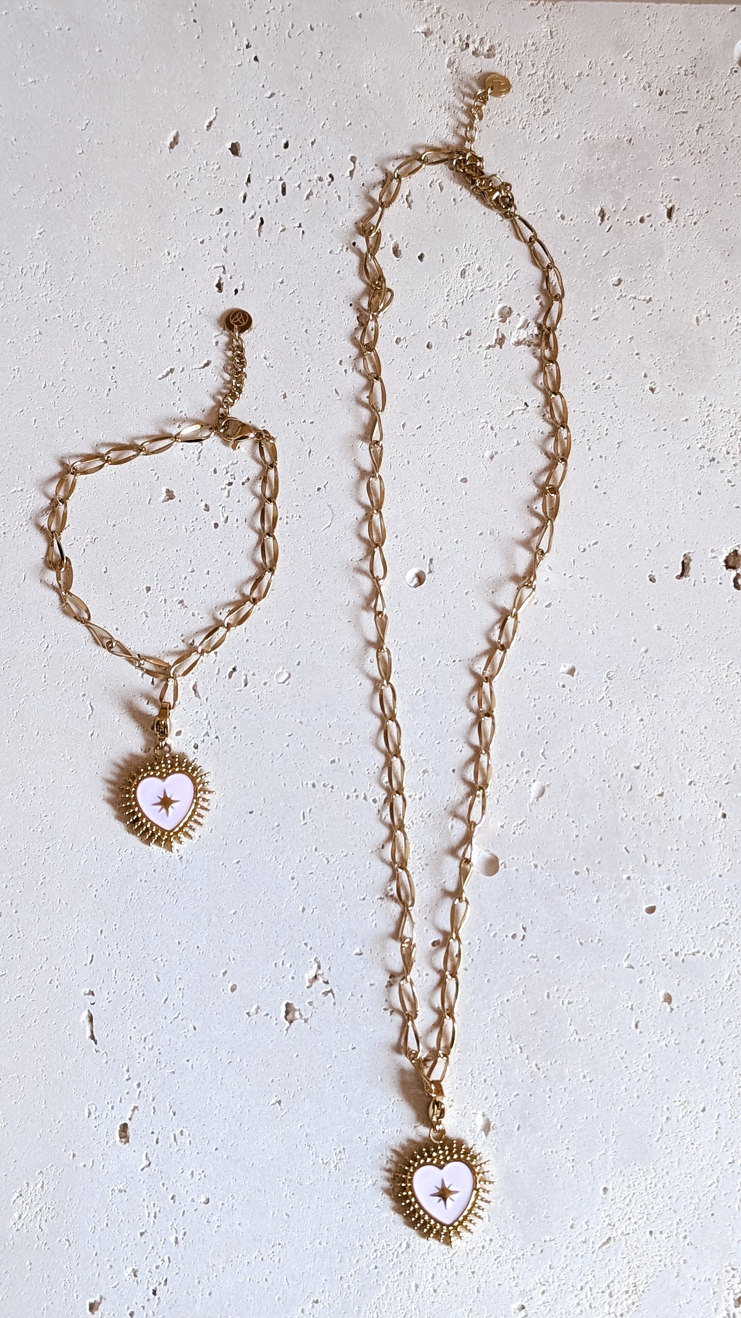 Charm Anhänger Herz rosa