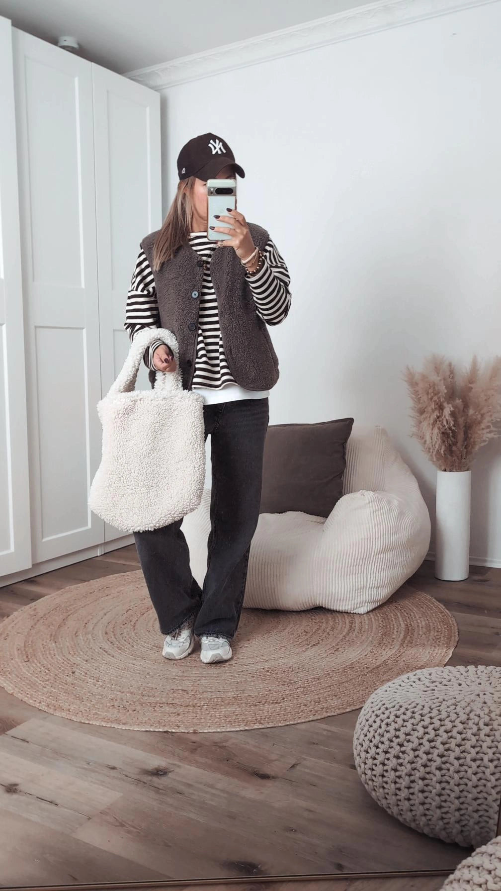 Weste taupe