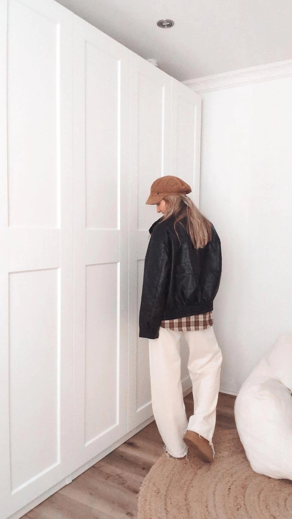 Lederjacke schwarz