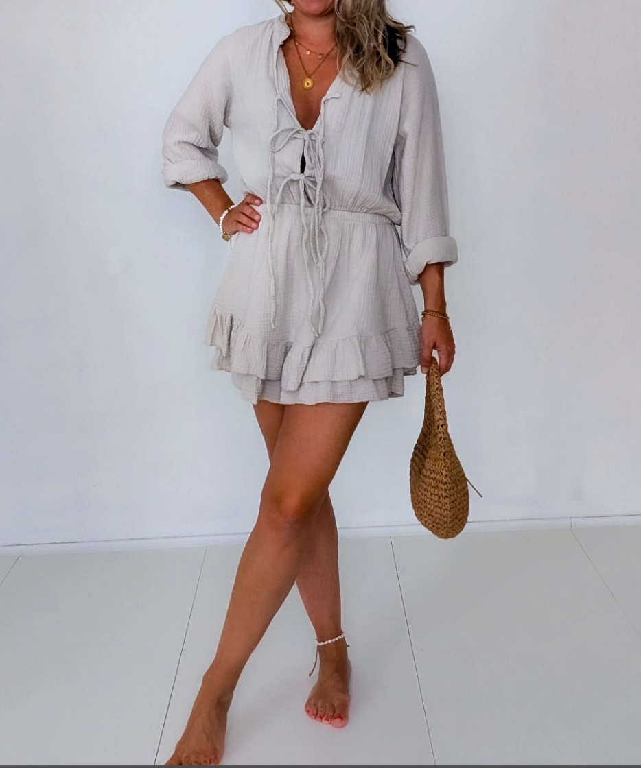 Musselin Overall 100 % Baumwolle