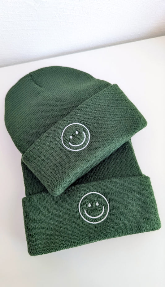 Smiley Mütze khaki