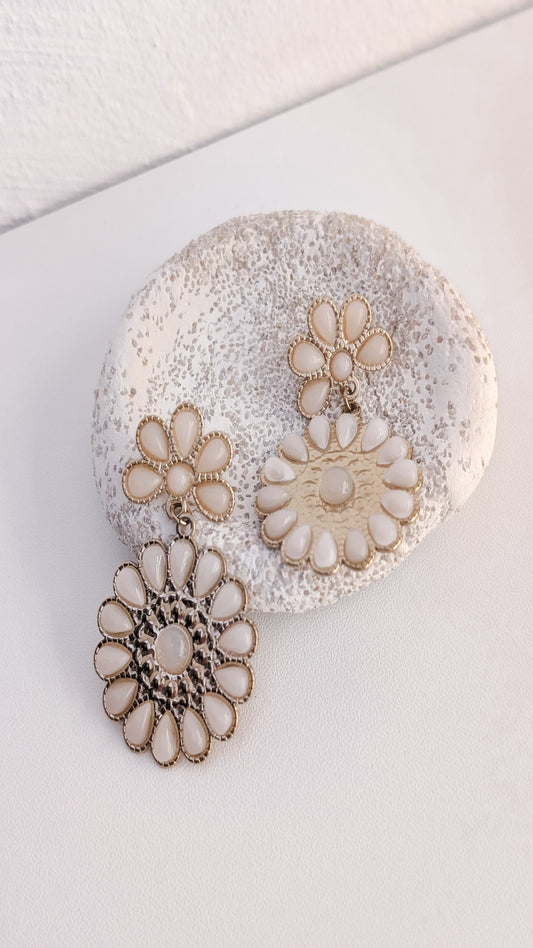 Ohrringe Blütenoptik