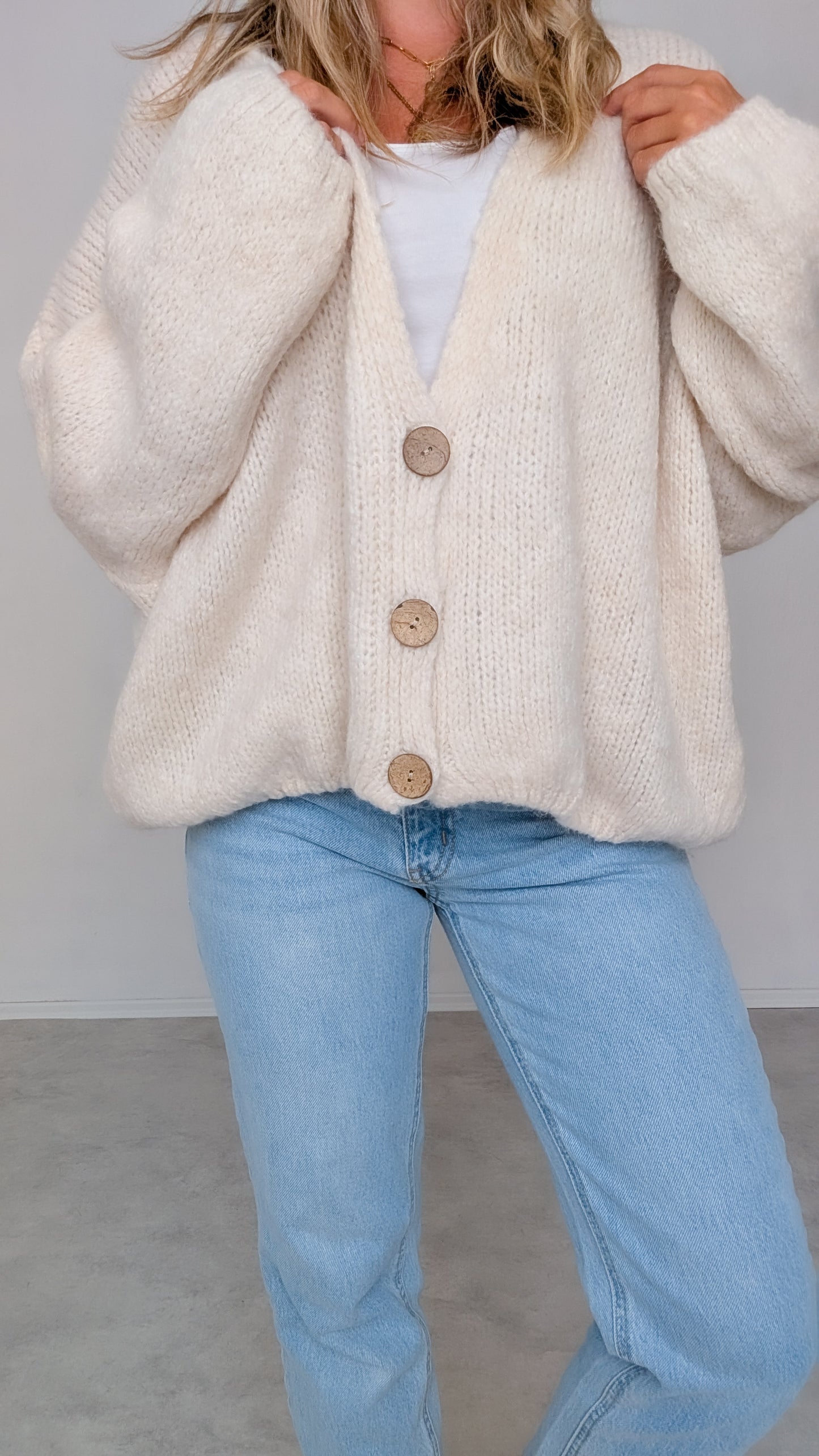 Cardigan creme