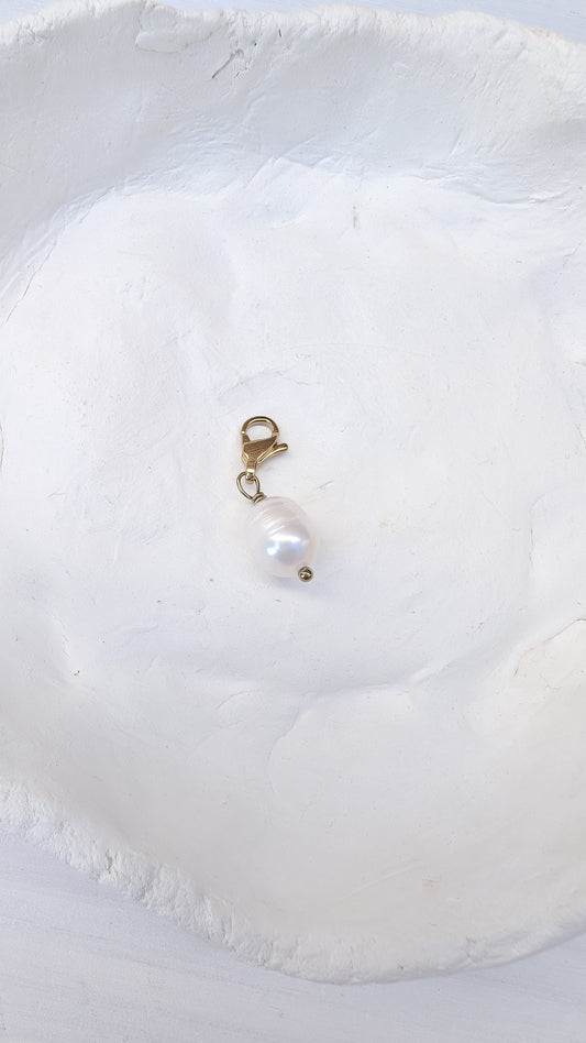 Charm Anhänger Süßwasserperle