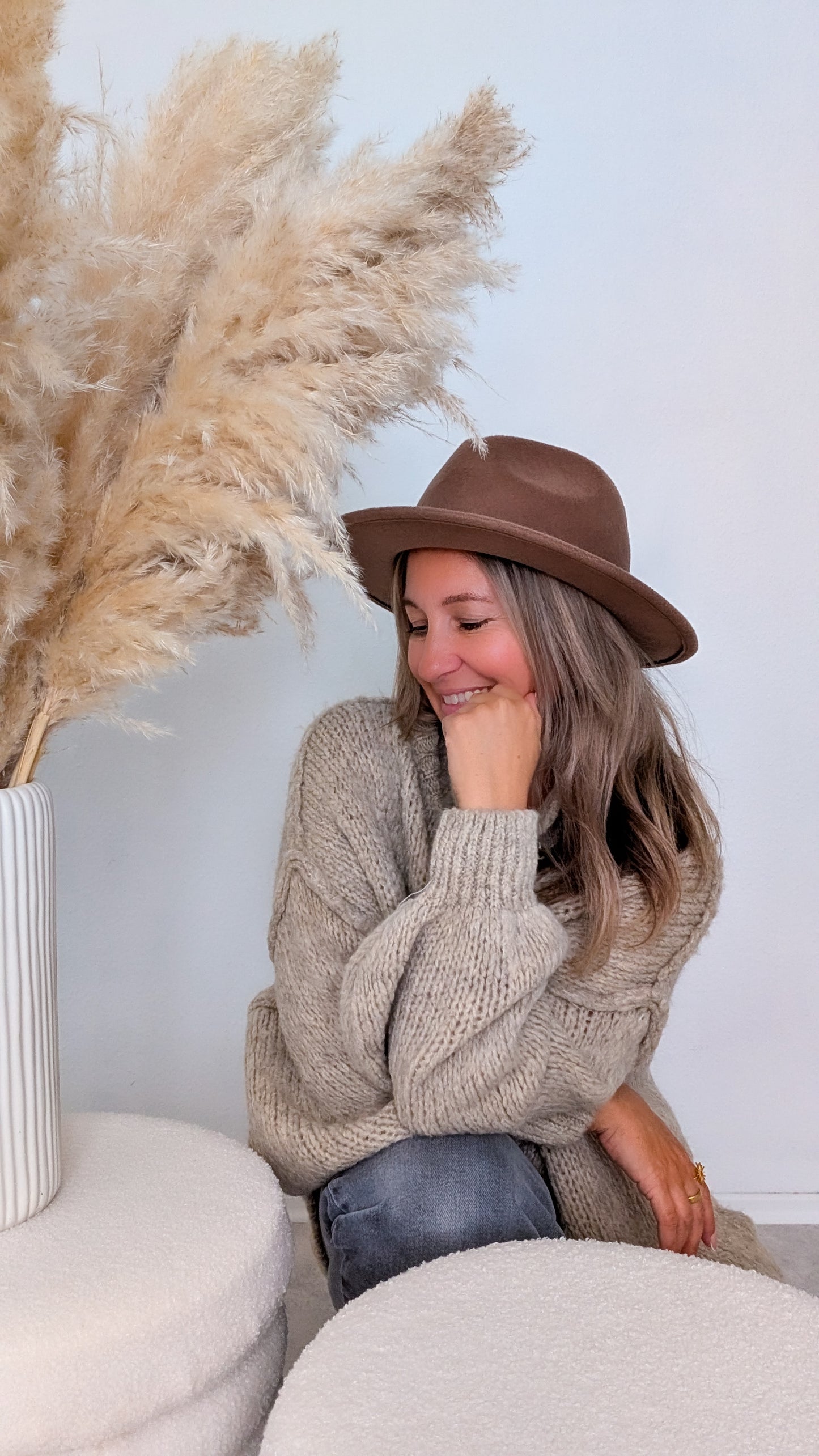 Cardigan beige goldene Knöpfe