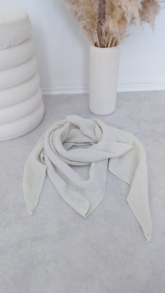 Schal creme