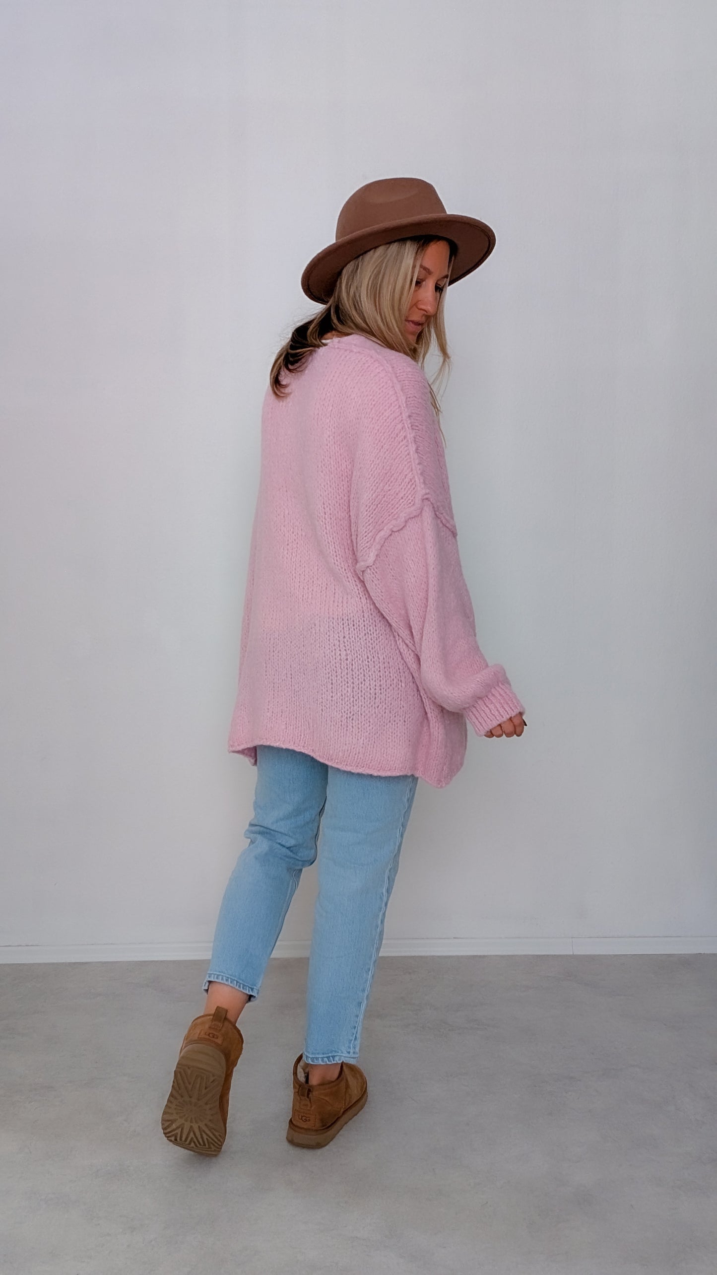 Cardigan rosa