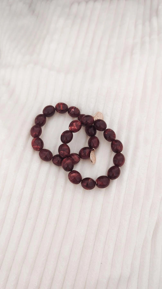 Armband bordeaux rot