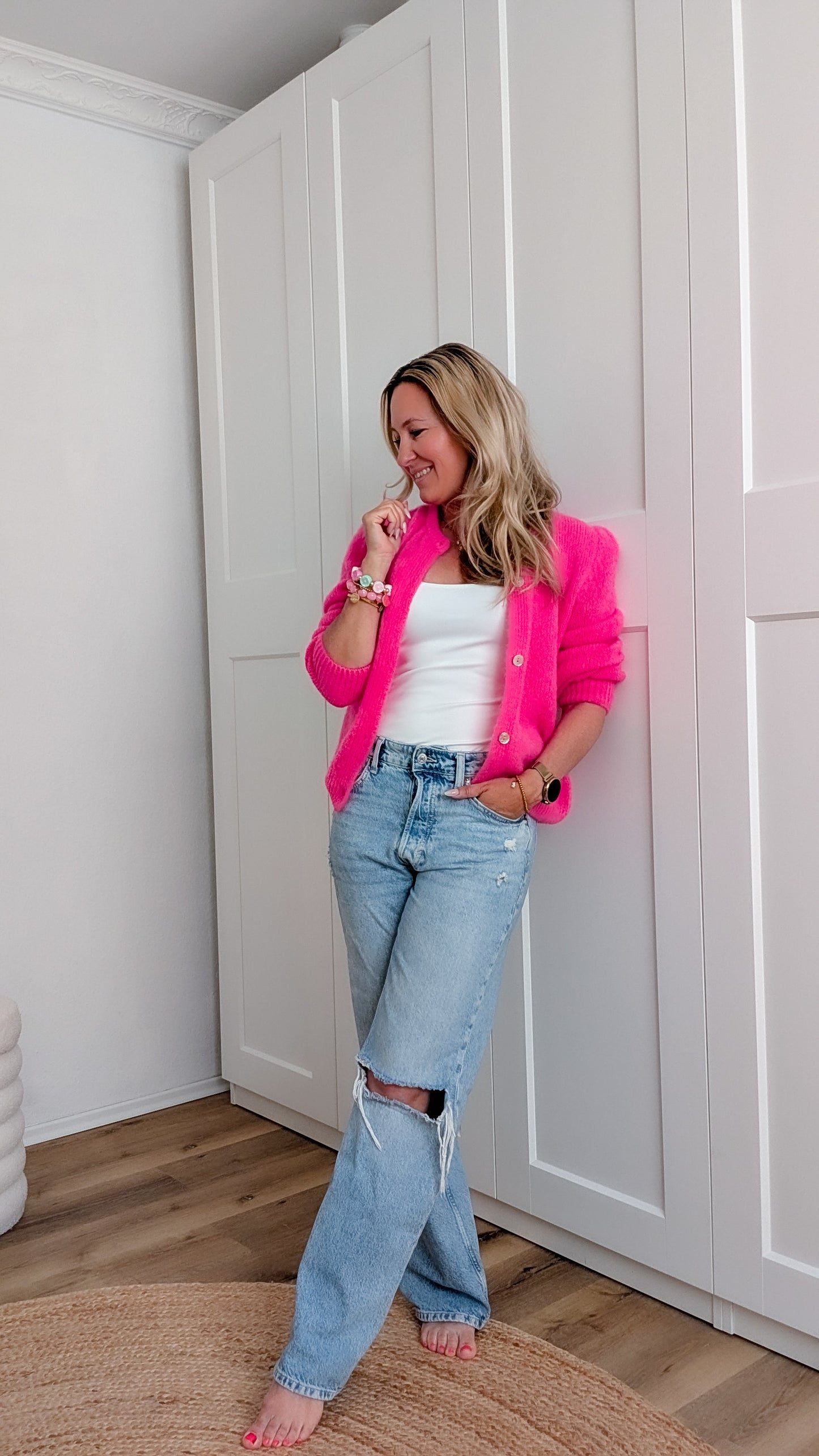 Cardigan pink