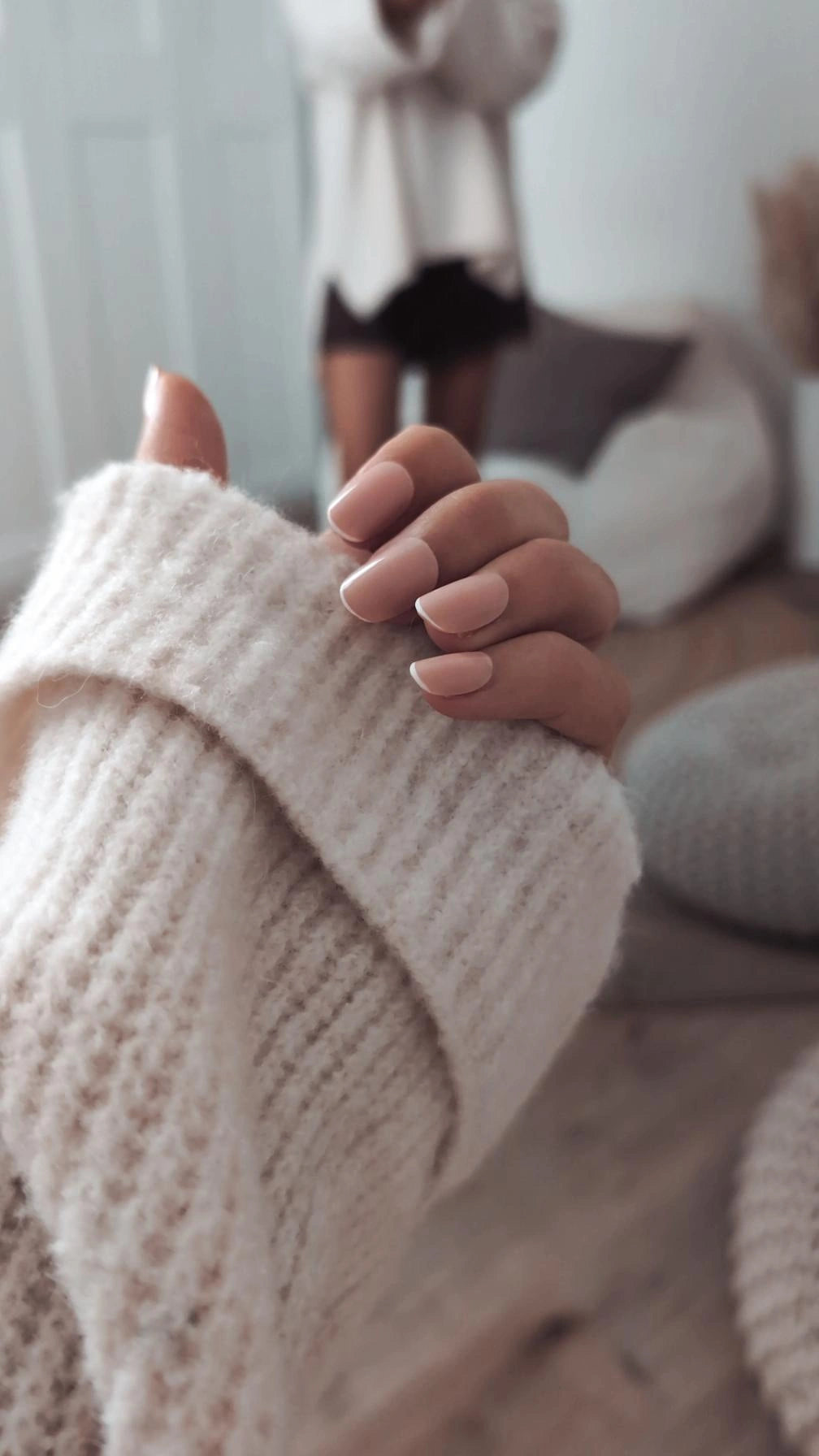 Pullover creme
