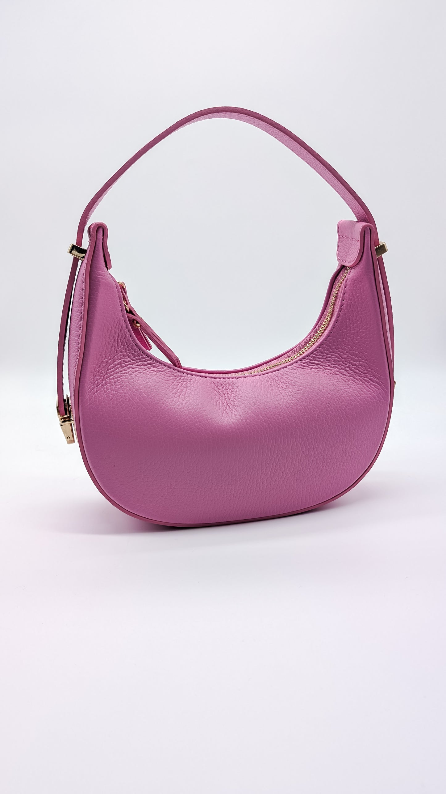 Handtasche aus 100% Echtleder pink