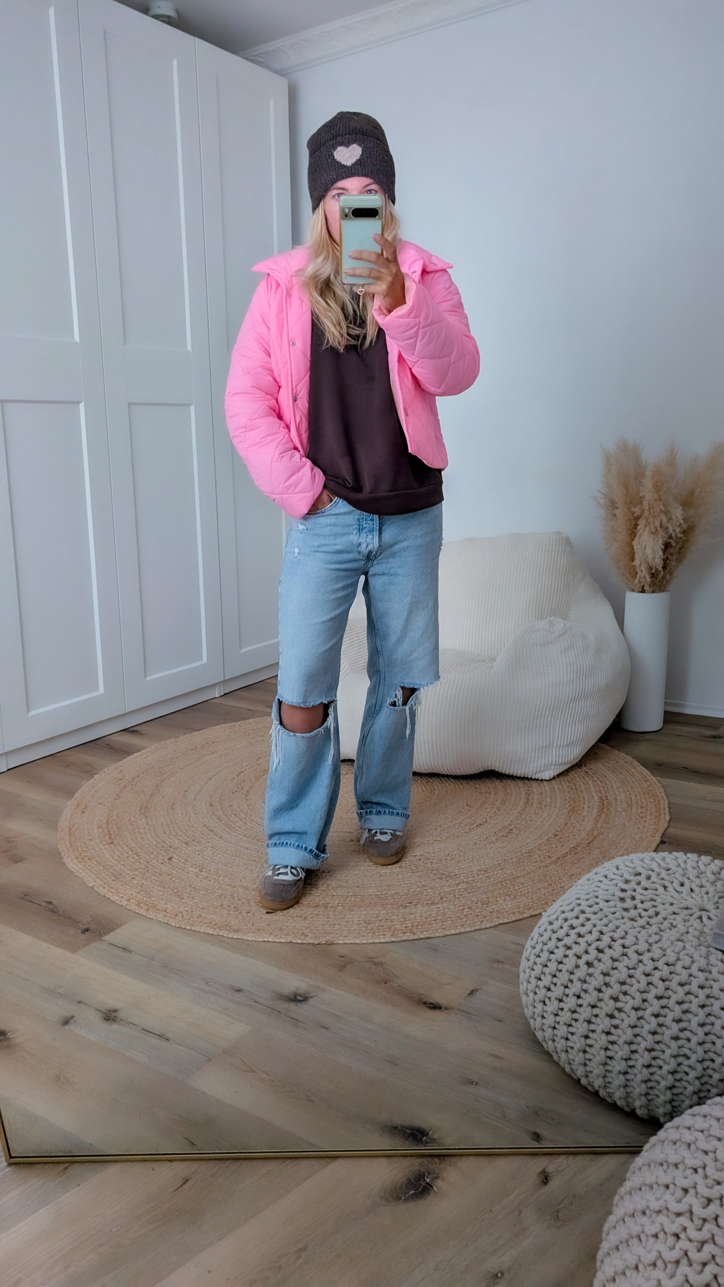Jacke neon rosa