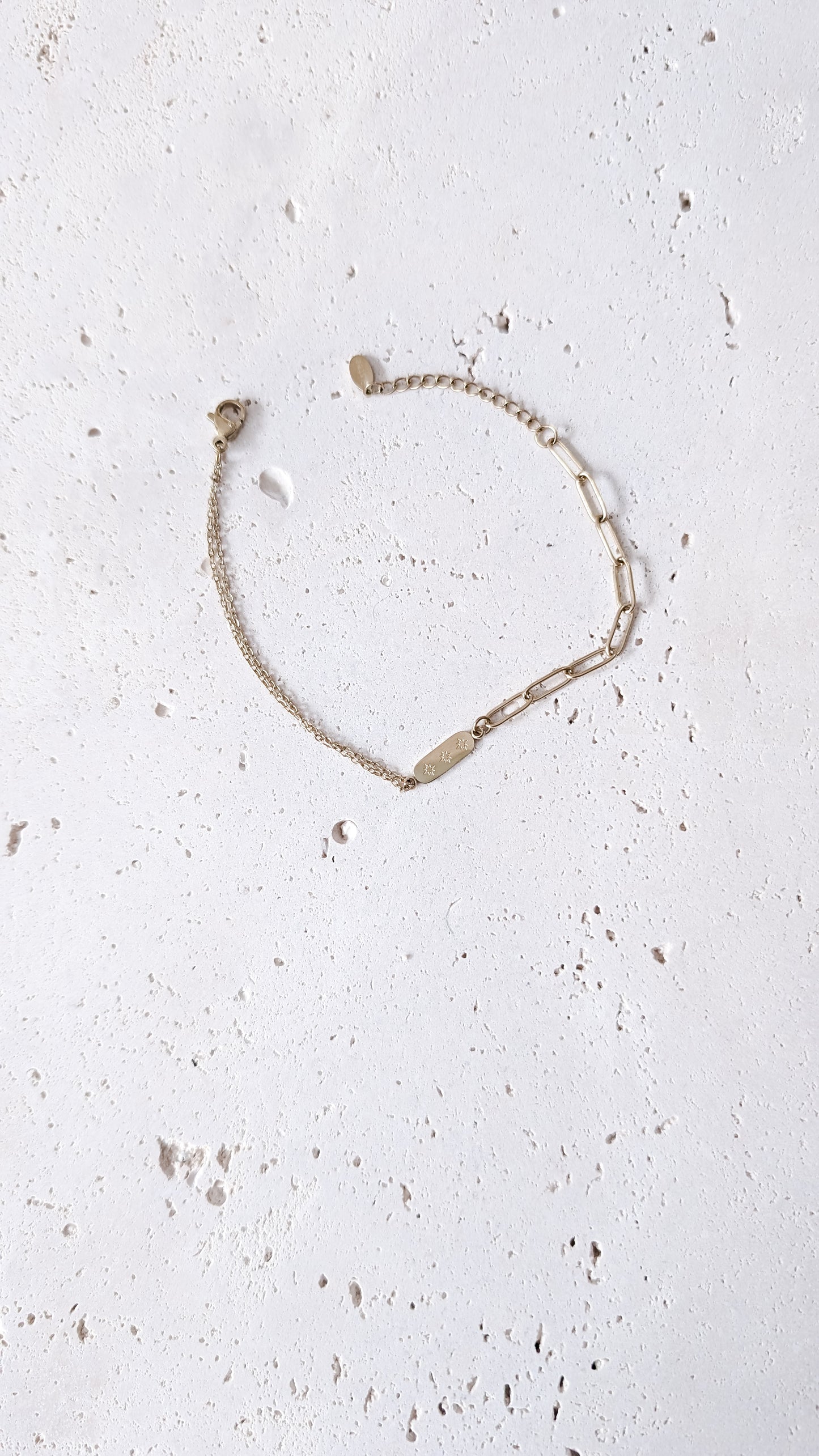 Charm Armband halb/halb