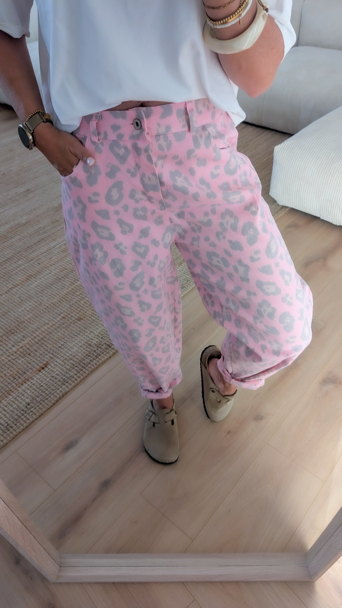 Leo Hose rosa pink