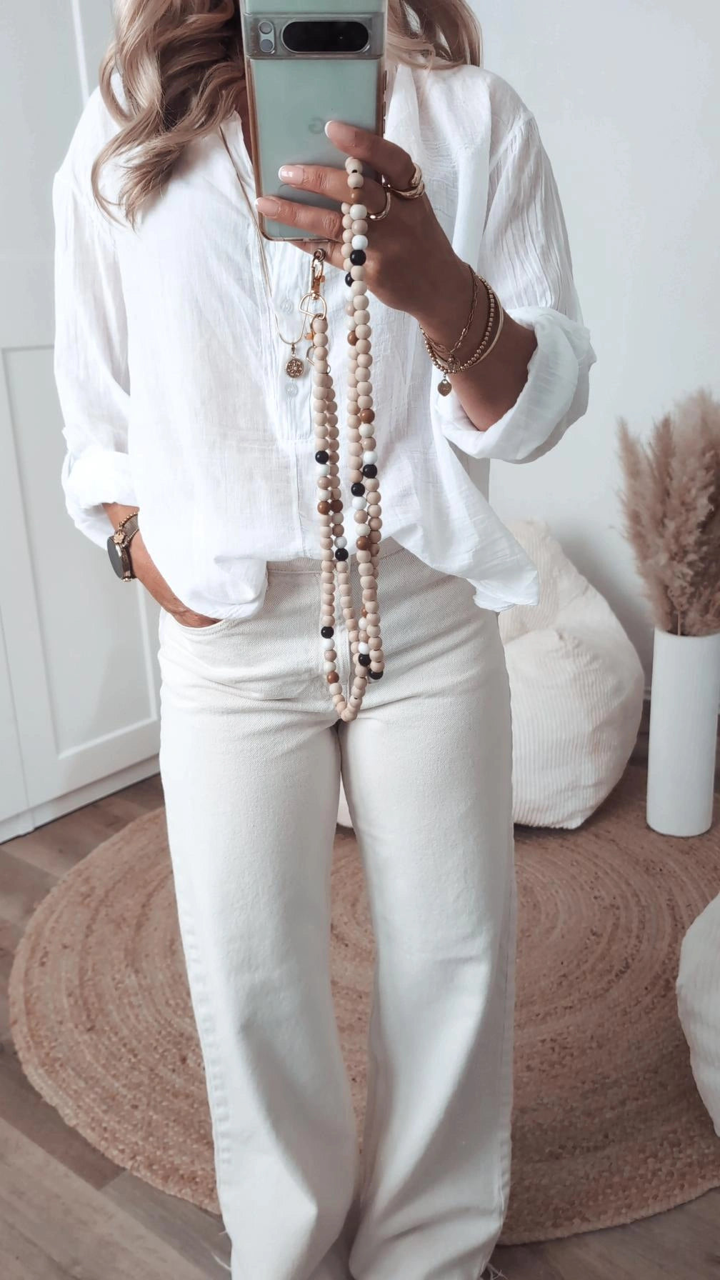 weisse Bluse