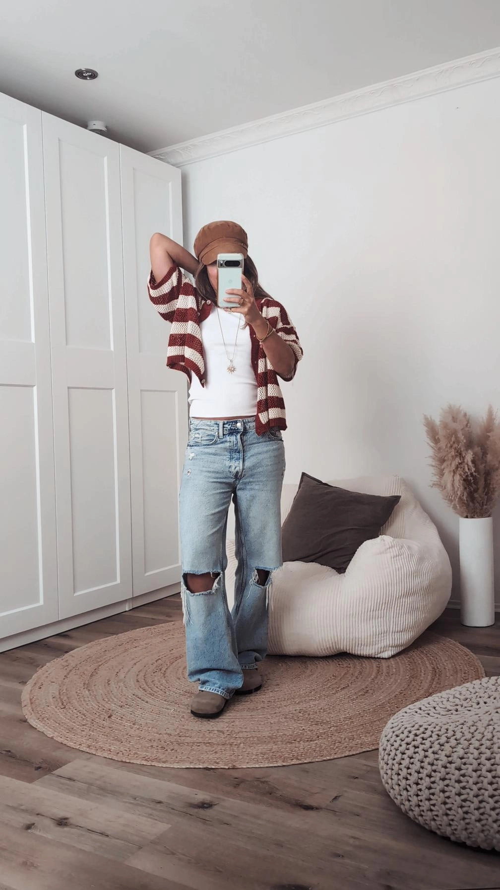 Strickjacke kurzarm