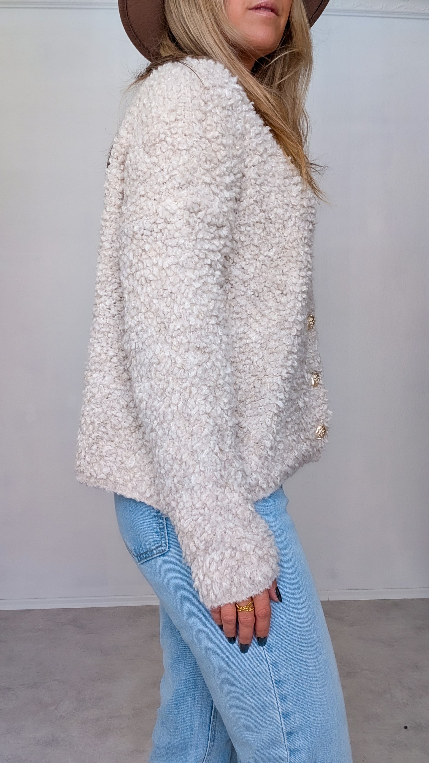 Cardigan Boucle