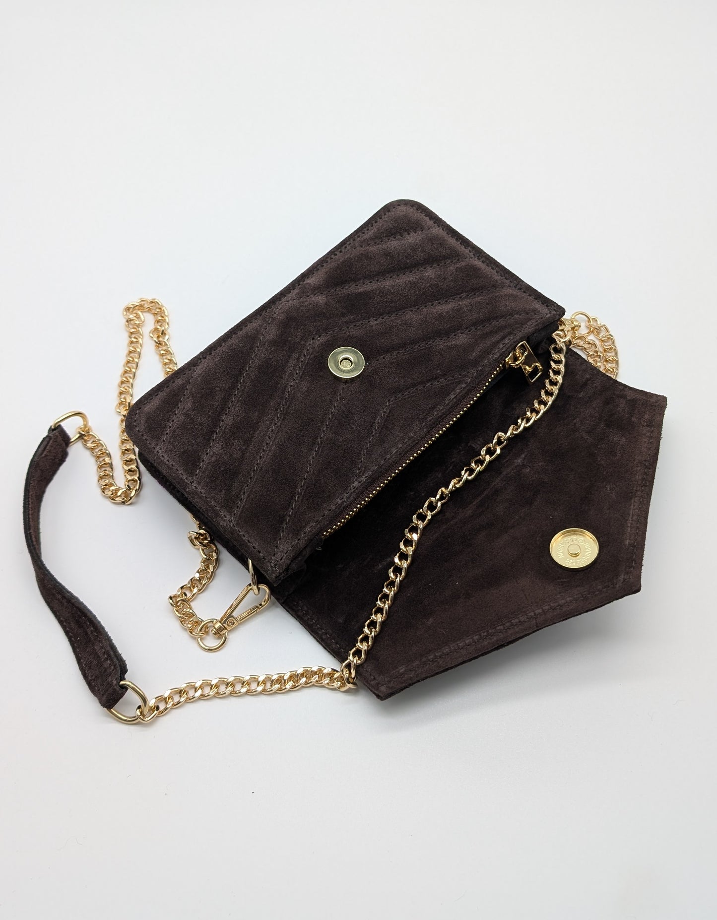 Kleine Ledertasche braun