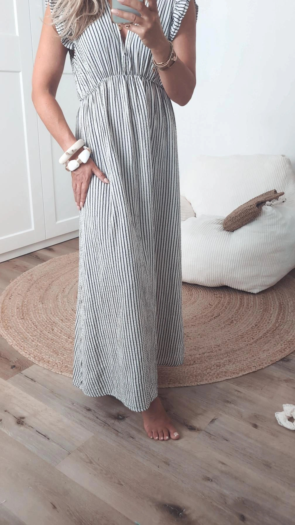 Maxi Kleid gestreift