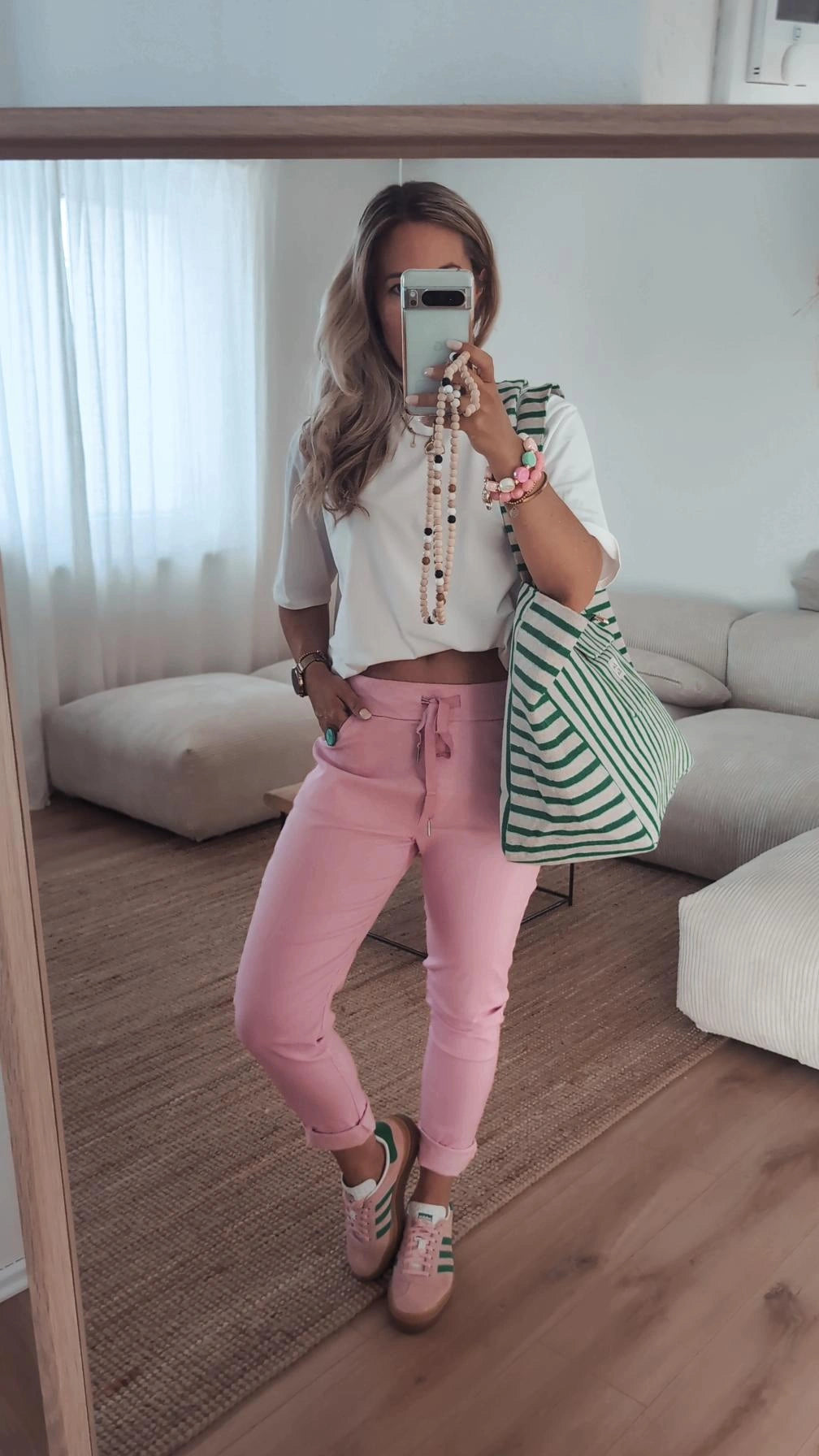 Hose pink rosa