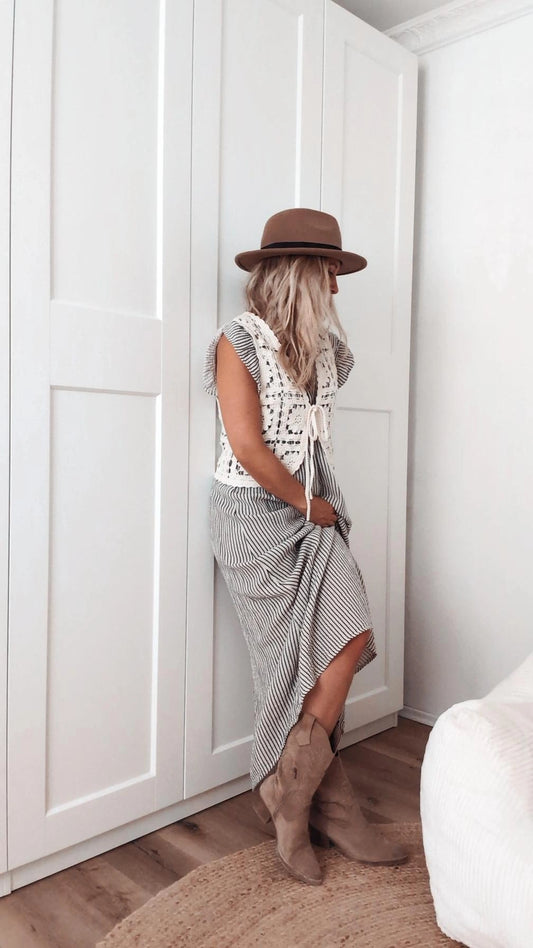 Maxi Kleid gestreift