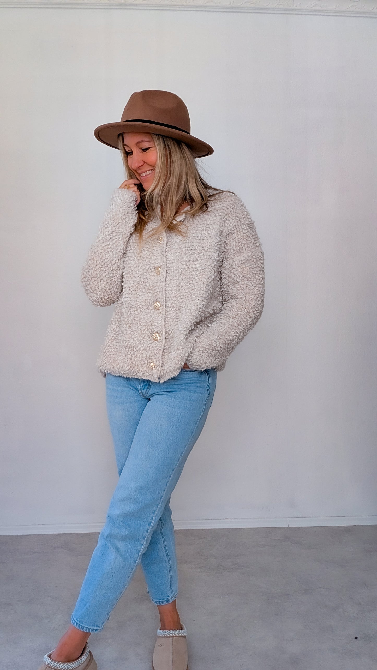 Cardigan Boucle