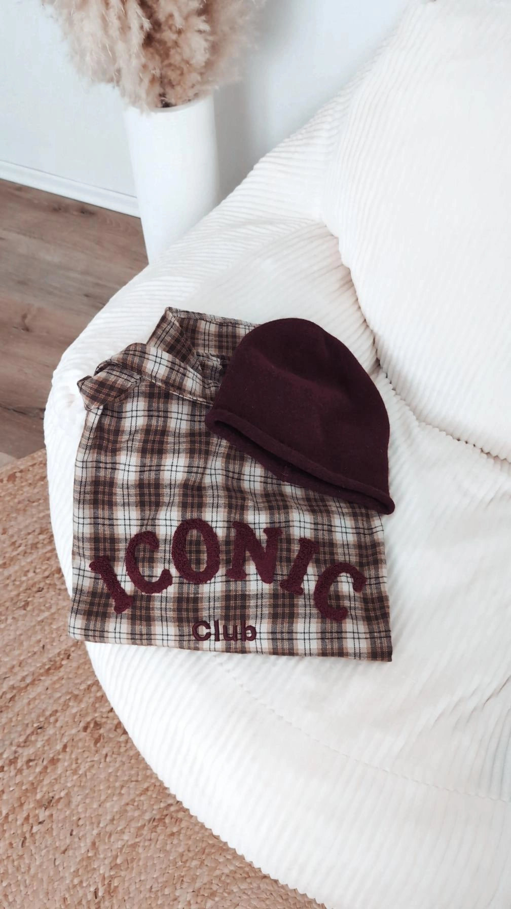 Mütze bordeaux
