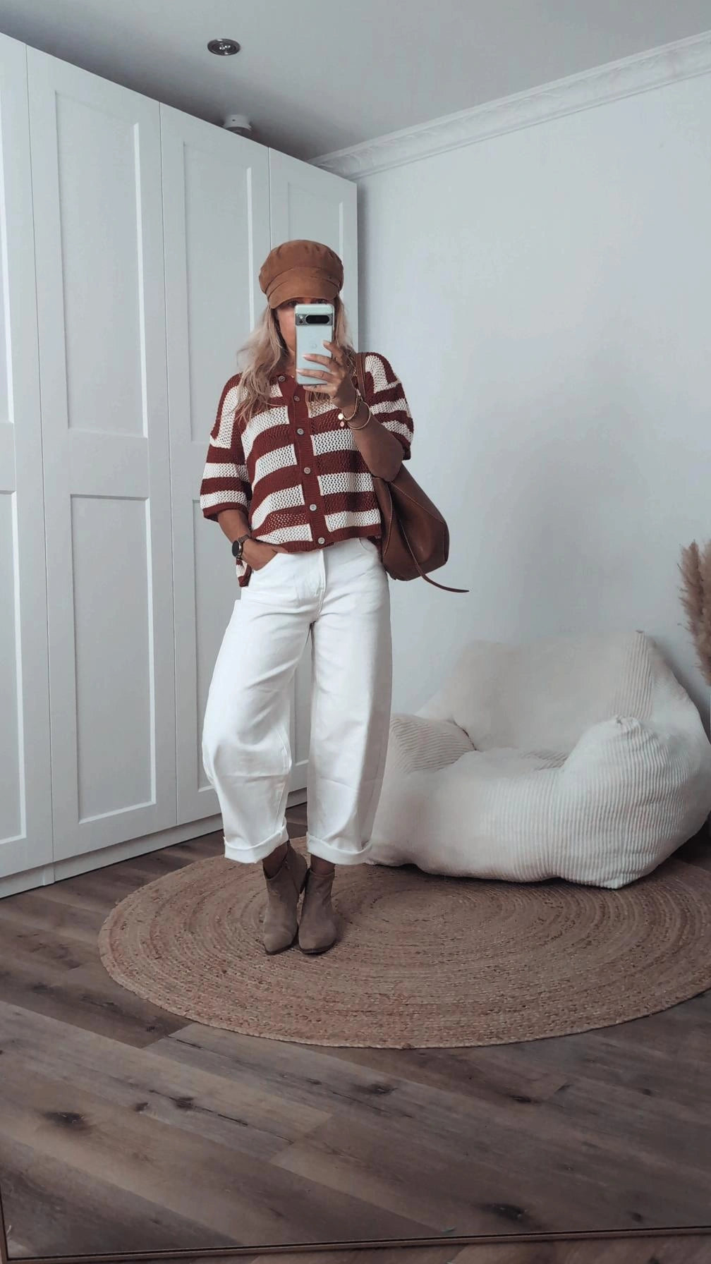 Strickjacke kurzarm