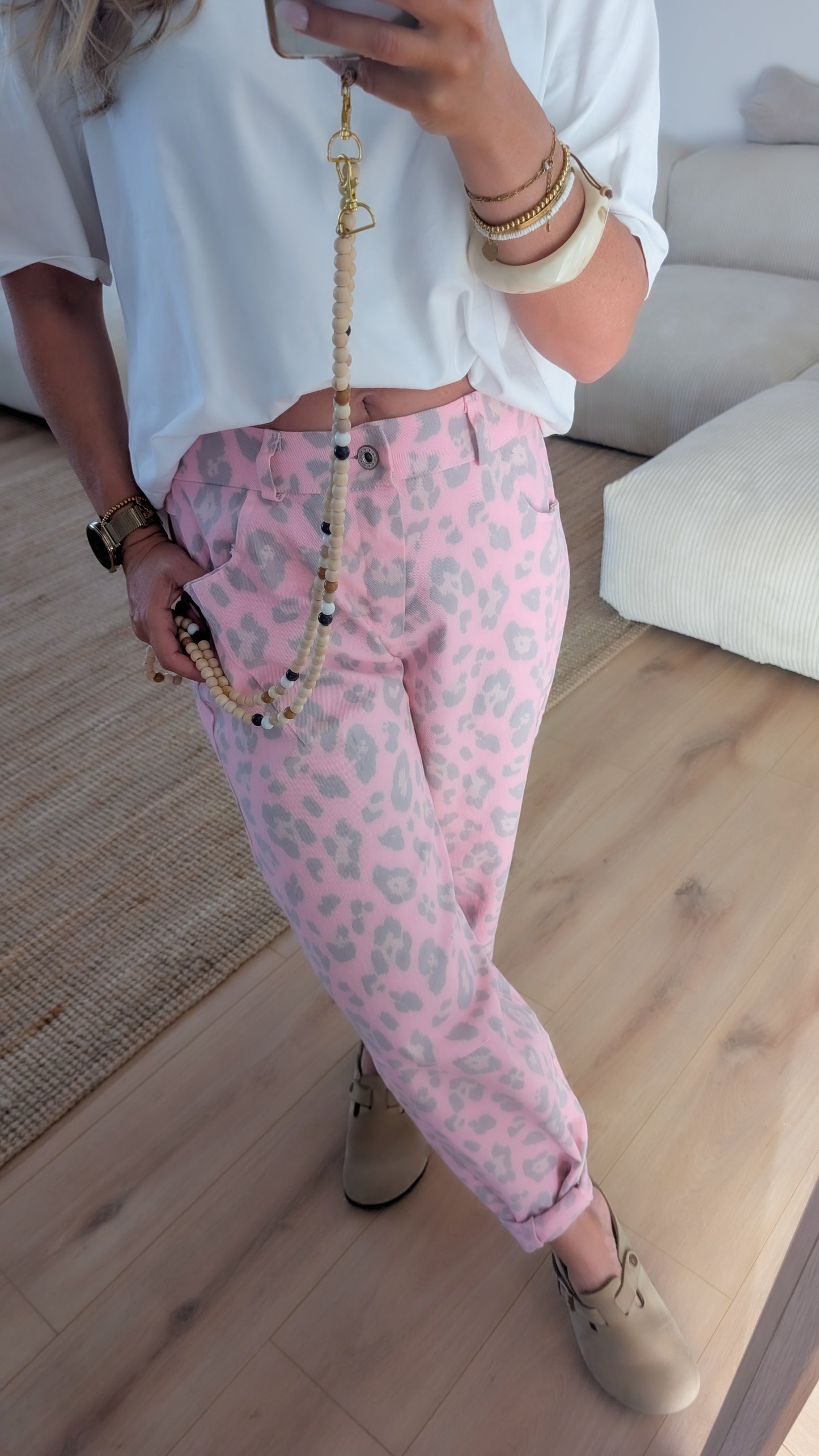 Leo Hose rosa pink
