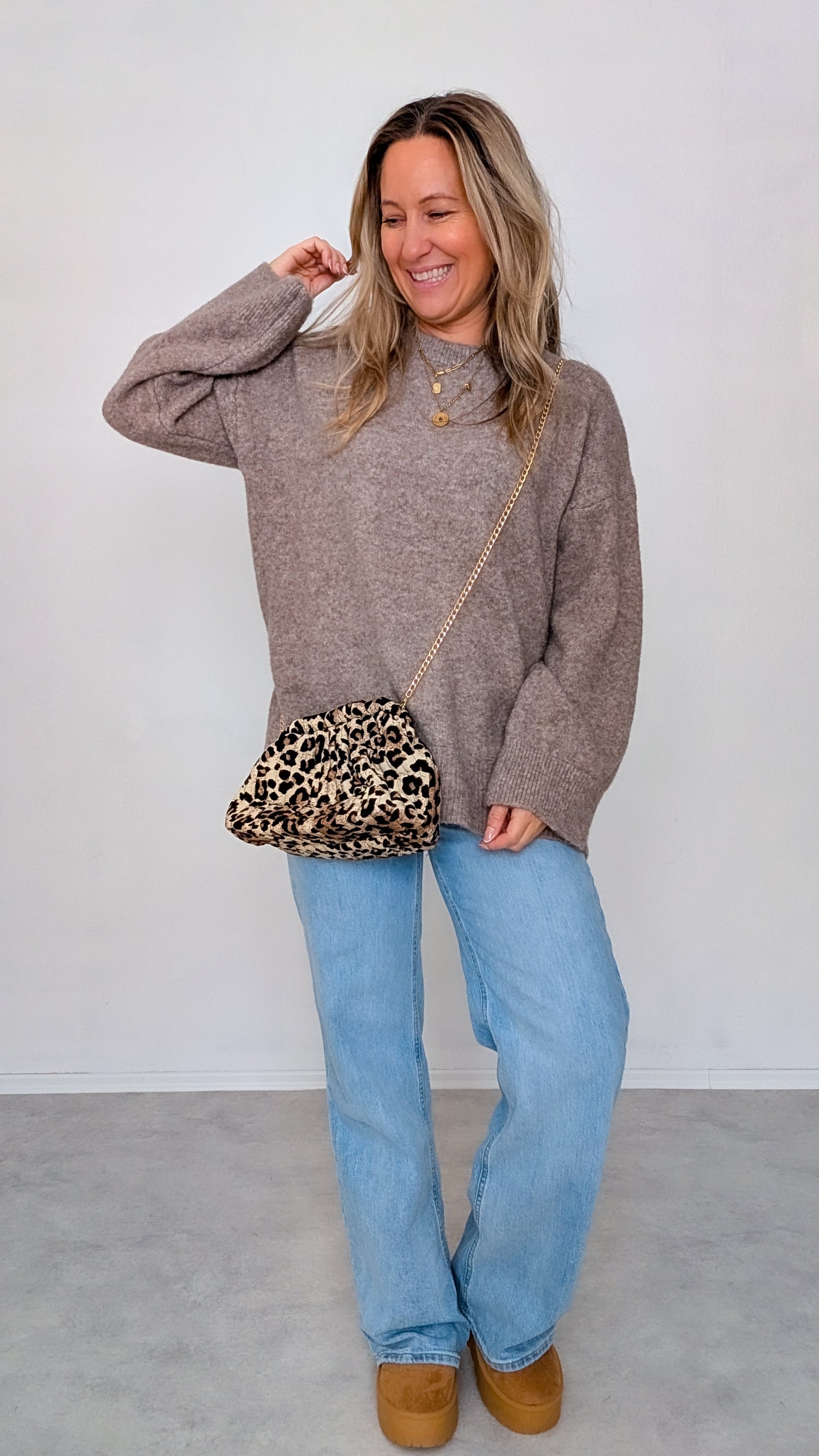 Pullover taupe