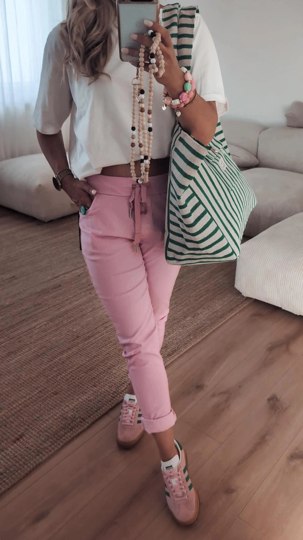 Hose pink rosa