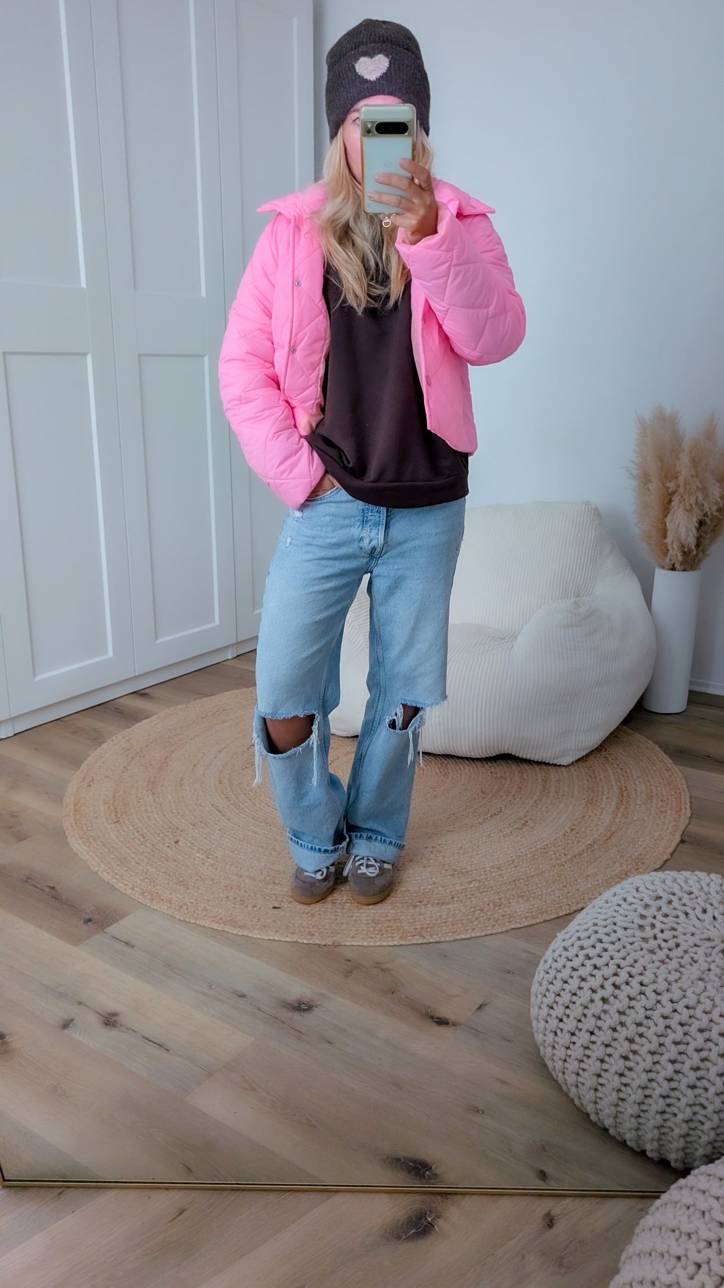Jacke neon rosa