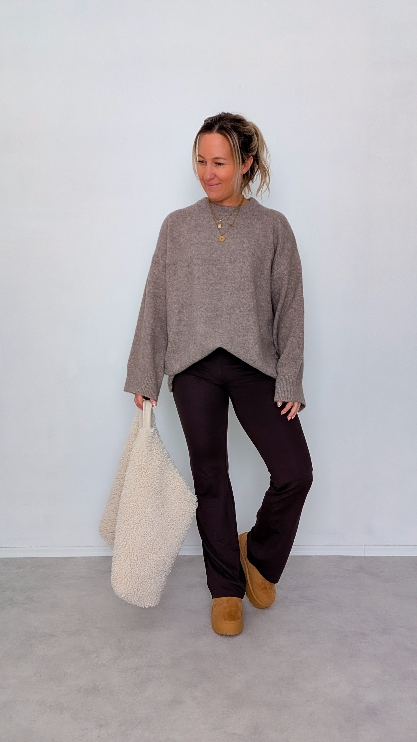 Pullover taupe