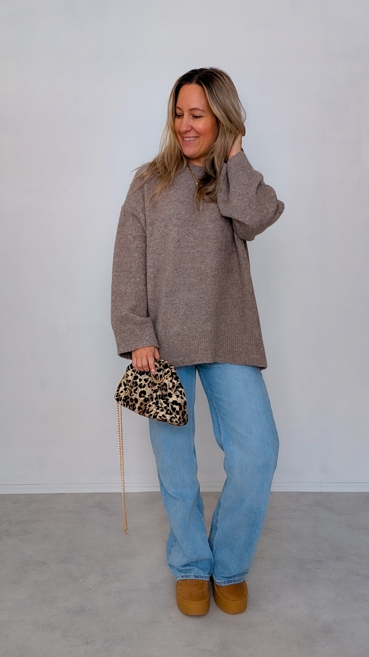 Pullover taupe
